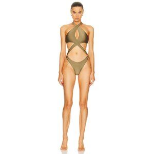 Bananhot Kaia One Piece Swimsuit in Olive Green